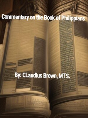cover image of Commentary on the Book of Philippians